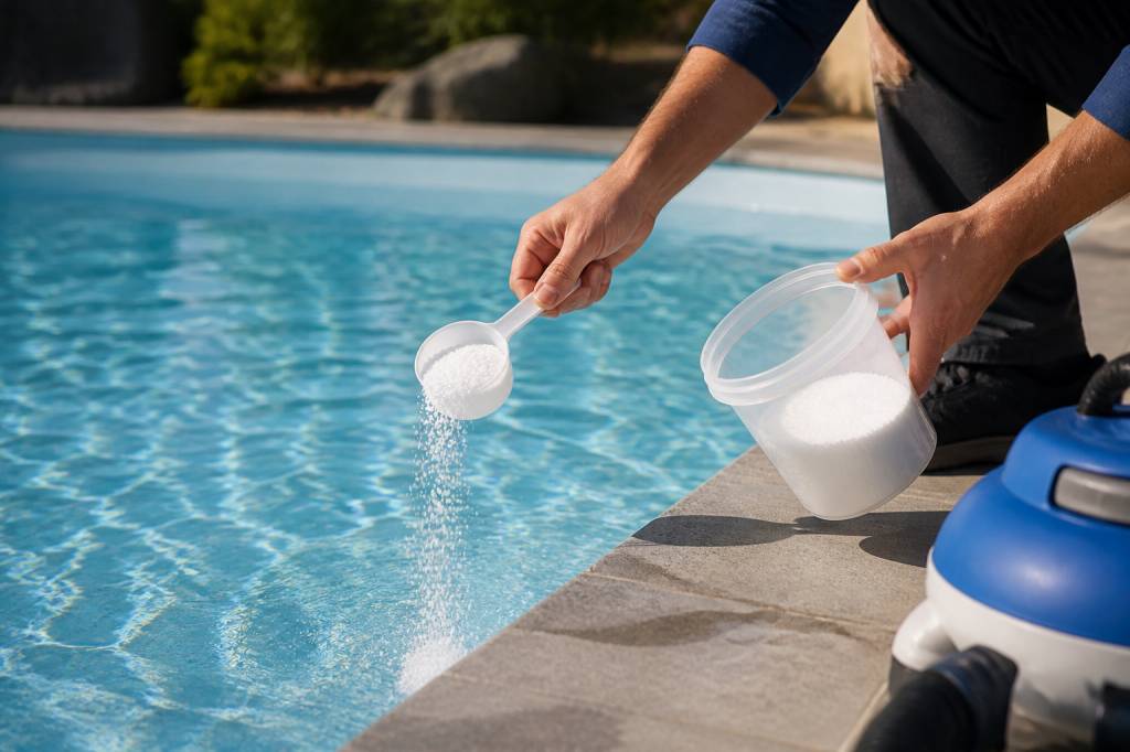 Quantite de sel dans piscine : comment la calculer et l’ajuster correctement